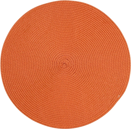 Suport rotund din polipropilenă, culoare teracotă, 38 cm