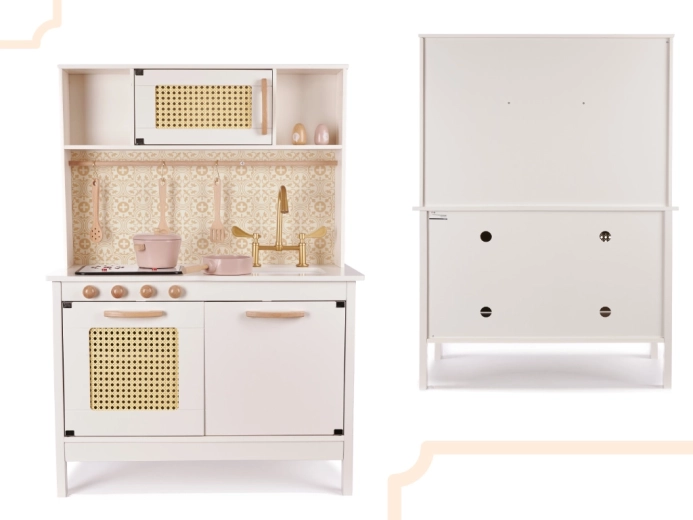 Detalii din ratan și spații inteligente de depozitare