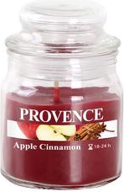 Lumânare parfumată în pahar PROVENCE măr și scorțișoară 24 de ore