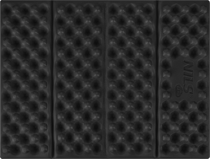 Scăunel pliabil din spumă cu strat reflector NILS Camp, negru