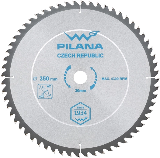 Disc circular PILANA SK 5255 WZ 350 mm, 60 dinți