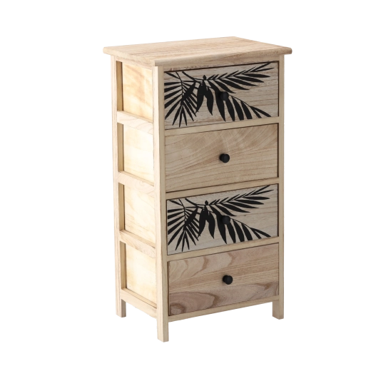 Comodă ZOFIA cu 4 sertare 40 × 29 × 73 cm