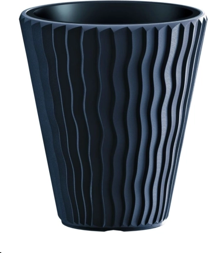 Ghiveci Prosperplast Sandy Slim antracit 37 l