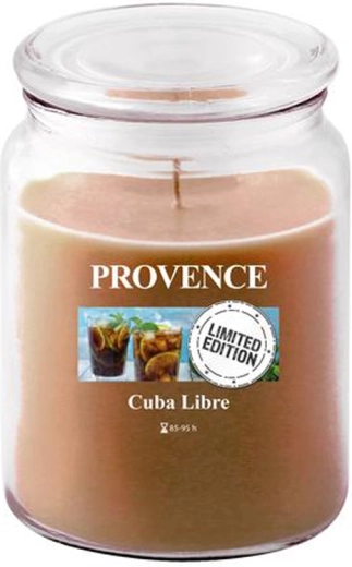 Lumânare parfumată în pahar PROVENCE Cuba Libre 95 de ore