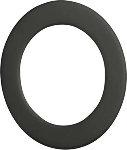 Rozetă de fum 180 mm neagră, grosime 1,0 mm