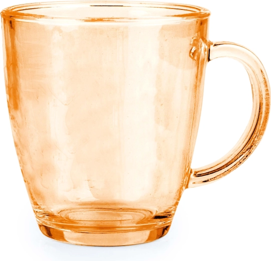 Cană de sticlă Toro 350 ml, mix de culori