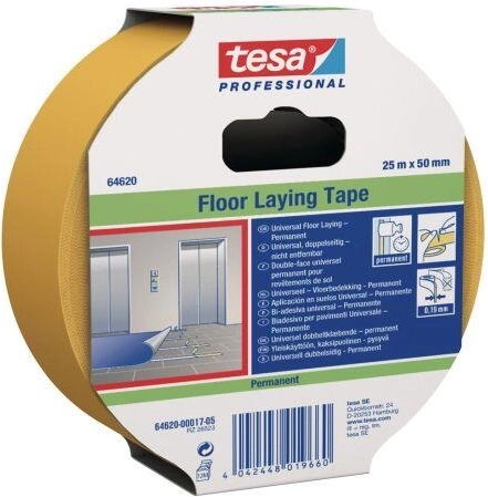 Bandă universală pentru covoare TESA 50 mm × 25 m