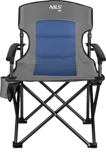 Scaun de camping pliabil NILS Camp albastru