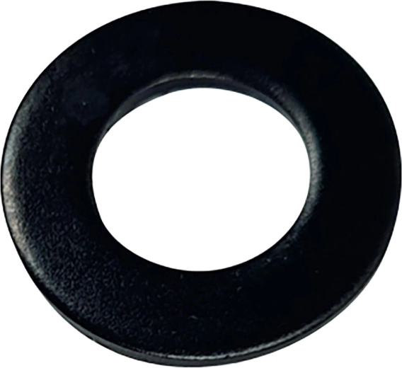 Șaibă plană M4 neagră – set 30 buc