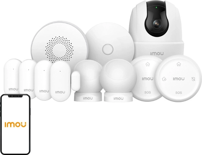 IMOU set de alarm pentru casă cu camera Ranger 2C