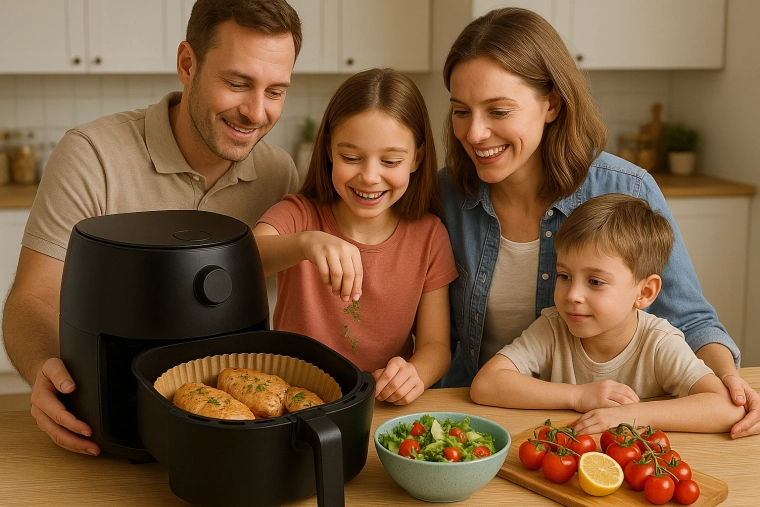 Friteuză curată fără frecare