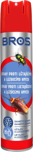 Bros spray împotriva insectelor zburătoare și târâtoare 400 ml