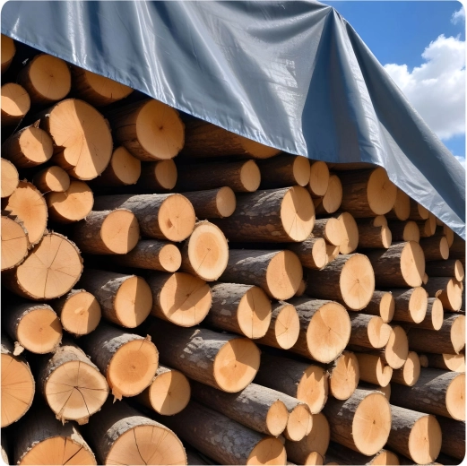 Protecție 100% etanșă pentru lemn, utilaje și marfă