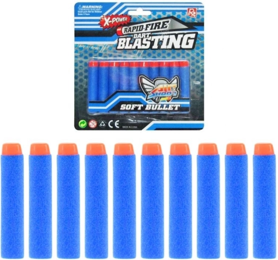 Gloanțe din spumă pentru pistolul de jucărie – set 10 buc