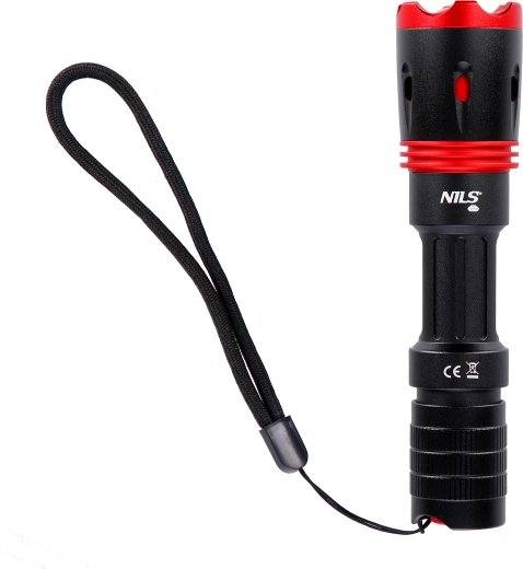 Lanternă LED de mână NILS Camp 1000 lm cu USB‑C și cap telescopic