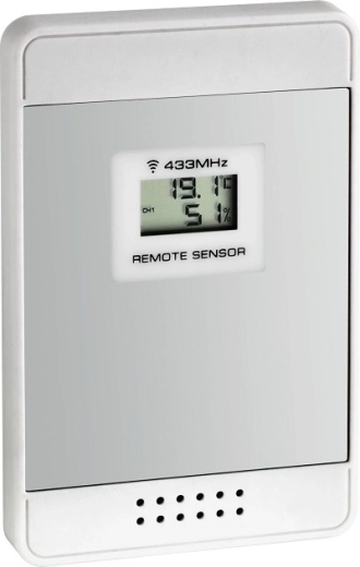 Senzor wireless TFA pentru temperatură și umiditate cu afișaj
