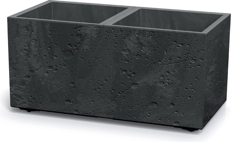 Jardinieră dreptunghiulară cu efect de beton 77 cm – Prosperplast Sierra