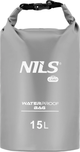 Sac etanș NILS Camp 15 l gri