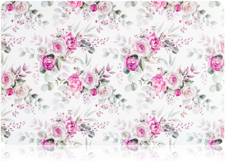 Set de masă din plastic Roses 43 × 28 cm