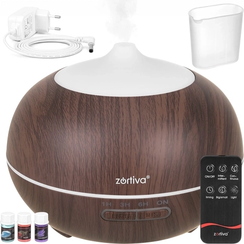 4 în 1: umidificare, aromaterapie, ionizare și lumină LED