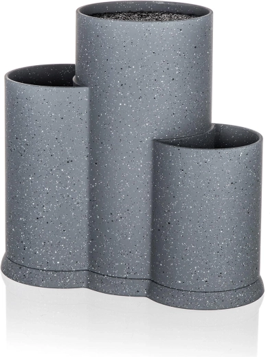 Suport pentru cuțite 3în1 Granite grey