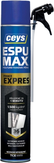 Spumă de montaj poliuretanică cu expansiune redusă, cu tub ESPUMAX EXPRESS CEYS 750 ml