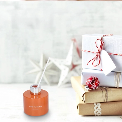 Difuzor elegant din sticlă portocalie