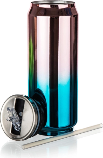 Băut confortabil cu capac și pai