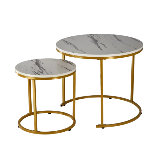 Aspect elegant de marmură și structură aurie