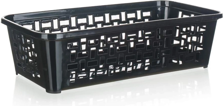 Coș organizator din plastic 19 × 9,7 × 5 cm, mix de culori