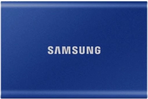 SSD extern Samsung Portable T7 2TB USB 3.2 Gen.2 Albastru