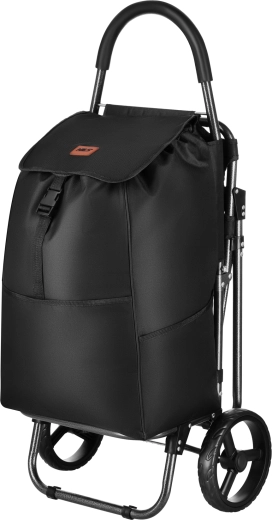 Cărucior de cumpărături cu scaun NILS 40 l negru