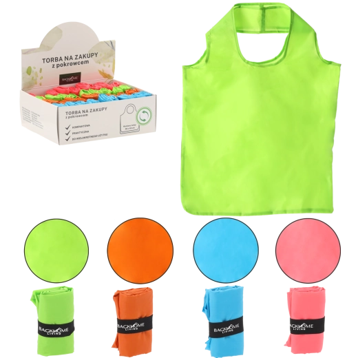 Geantă de cumpărături din polipropilenă 46 × 43 cm, mix de culori