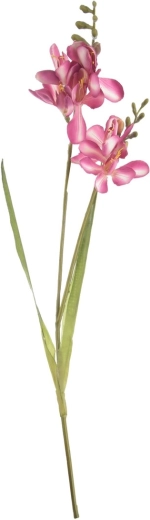Floare artificială Frezie roz 54 cm