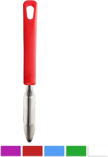 Curățător de legume din oțel inoxidabil cu mâner din plastic, 17 cm