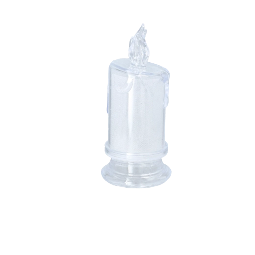 Lumânare LED semitransparentă 14,5 cm