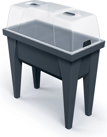 Lădiță pentru răsaduri cu capac din policarbonat 79 cm, antracit