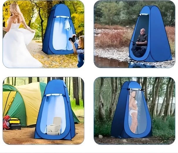 Intimitate pentru schimbat, duș și toaletă