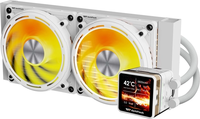 Răcire cu lichid CPU DarkFlash Explore DE240 albă