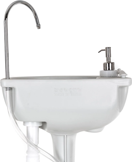 Dozator de săpun integrat și accesorii practice