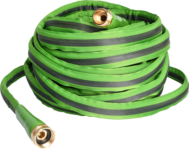 Furtun de grădină din PVC pentru înaltă presiune, 1/2" cu conectori din alamă – 15 m