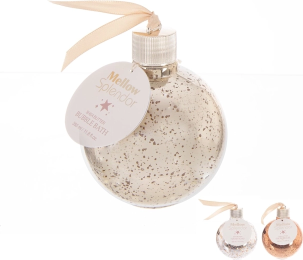 Bilă dozatoare pentru baie din plastic 350 ml, diametru 9 cm (mix 3 culori)