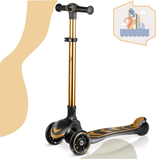 Direcție de echilibru stabilă lean-to-steer