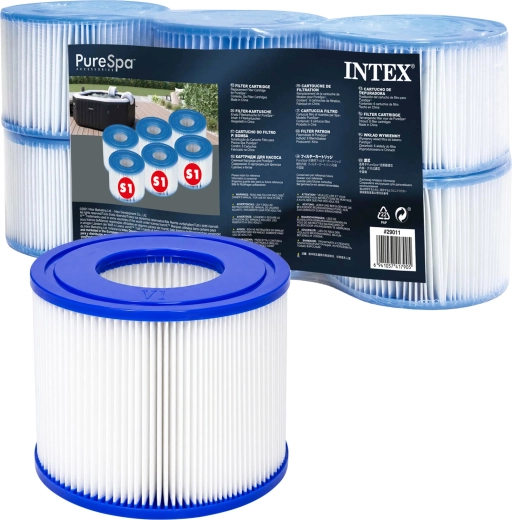 Cartuș filtrant pentru jacuzzi INTEX PureSpa tip S1 - 6 buc.