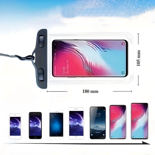Husă universală impermeabilă pentru telefon și bani