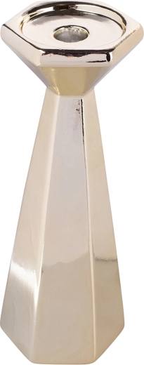 Sfeșnic conic auriu 24,5 cm