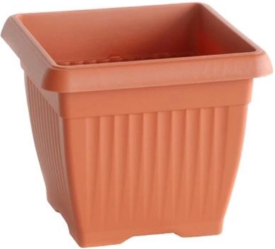 Ghiveci pătrat 15 × 15 cm, înălțime 13 cm