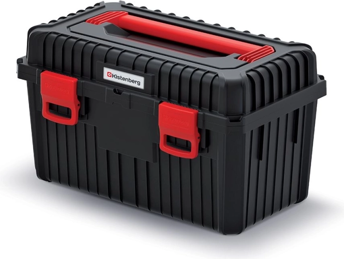 Geantă pentru scule cu inserție detașabilă HEAVY, 585 × 360 × 337 mm, neagră