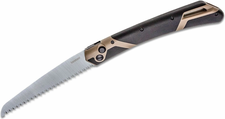 Fierăstrău pliabil Kershaw Taskmaster Saw 2, 17,8 cm, negru‑maro