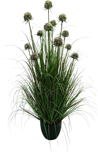Usturoi ornamental artificial în ghiveci, mov, 120 cm